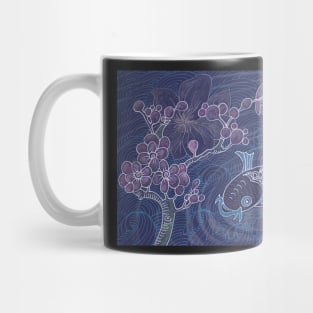 Koi With Cherry Blossom Mug